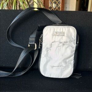 Chic Black and Gray Crossbody Bag